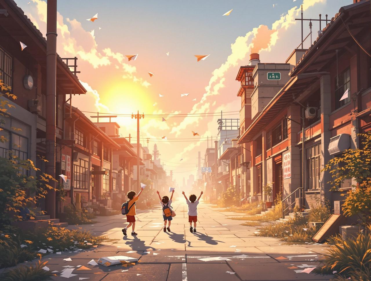漫剧在线看作品《纸飞机》- 年代记忆题材短剧